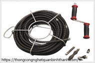 Cách thông cống nghẹt bằng dây lò xo