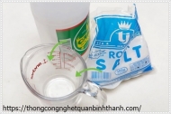 Hướng dẫn thông bồn cầu bằng muối