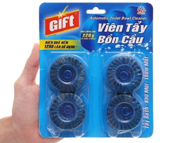 Vi&ecirc;n khử m&ugrave;i cho nh&agrave; vệ sinh Gift