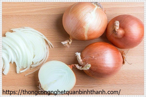 Dùng hành để diệt côn trùng trong bếp