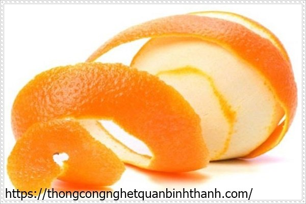 Vỏ cam để diệt gián
