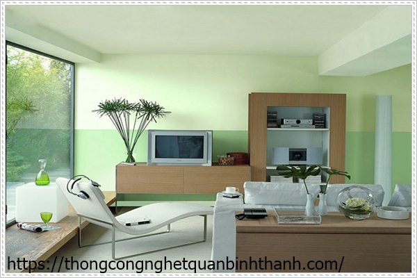 Màu sơn nhà đẹp: xanh lá