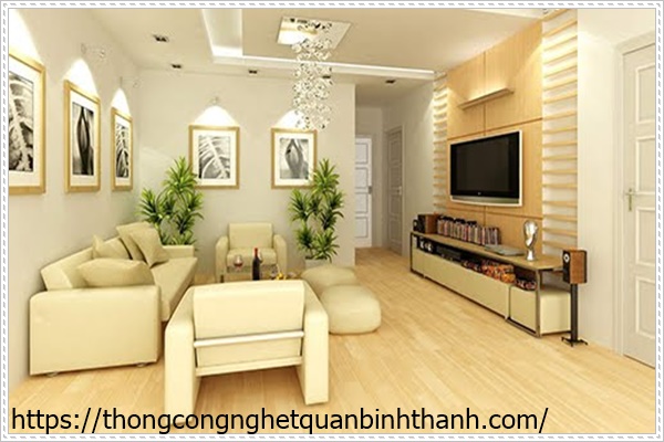 Màu sơn nội thất với tông màu nóng