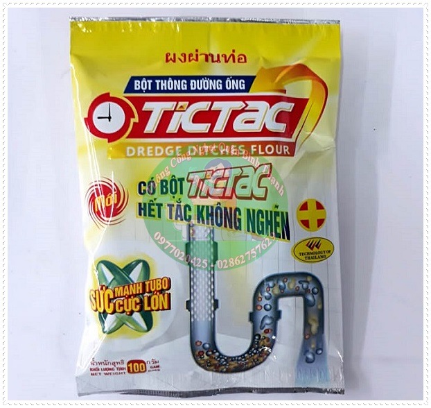 D&ugrave;ng bột th&ocirc;ng cống để th&ocirc;ng bồn cầu bệt bị tắc