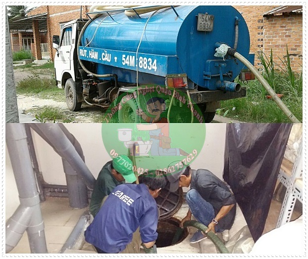 Chi ph&iacute; r&uacute;t hầm cầu Quận B&igrave;nh Thạnh hiện nay